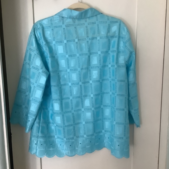 Draper’s and Damon’s Patterned Top, Size XL - Picture 4 of 5